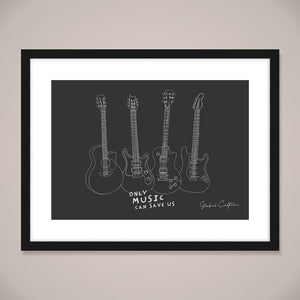 
                  
                    Only Music Can Save Us Wall Art
                  
                