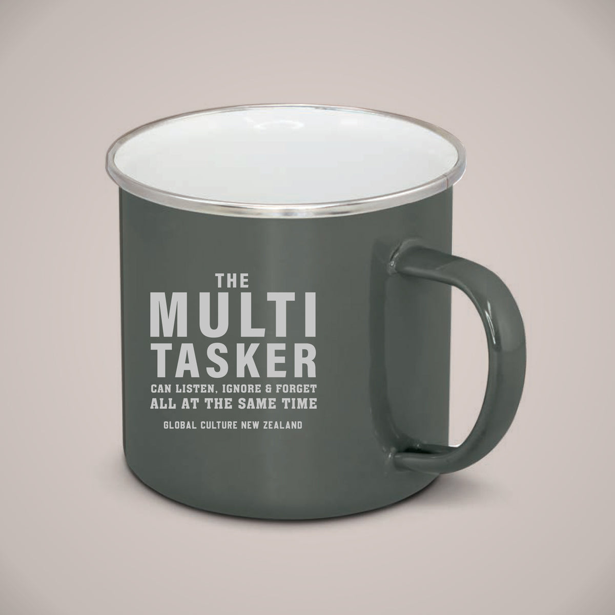 Multitasker Enamel Mug – Global Culture