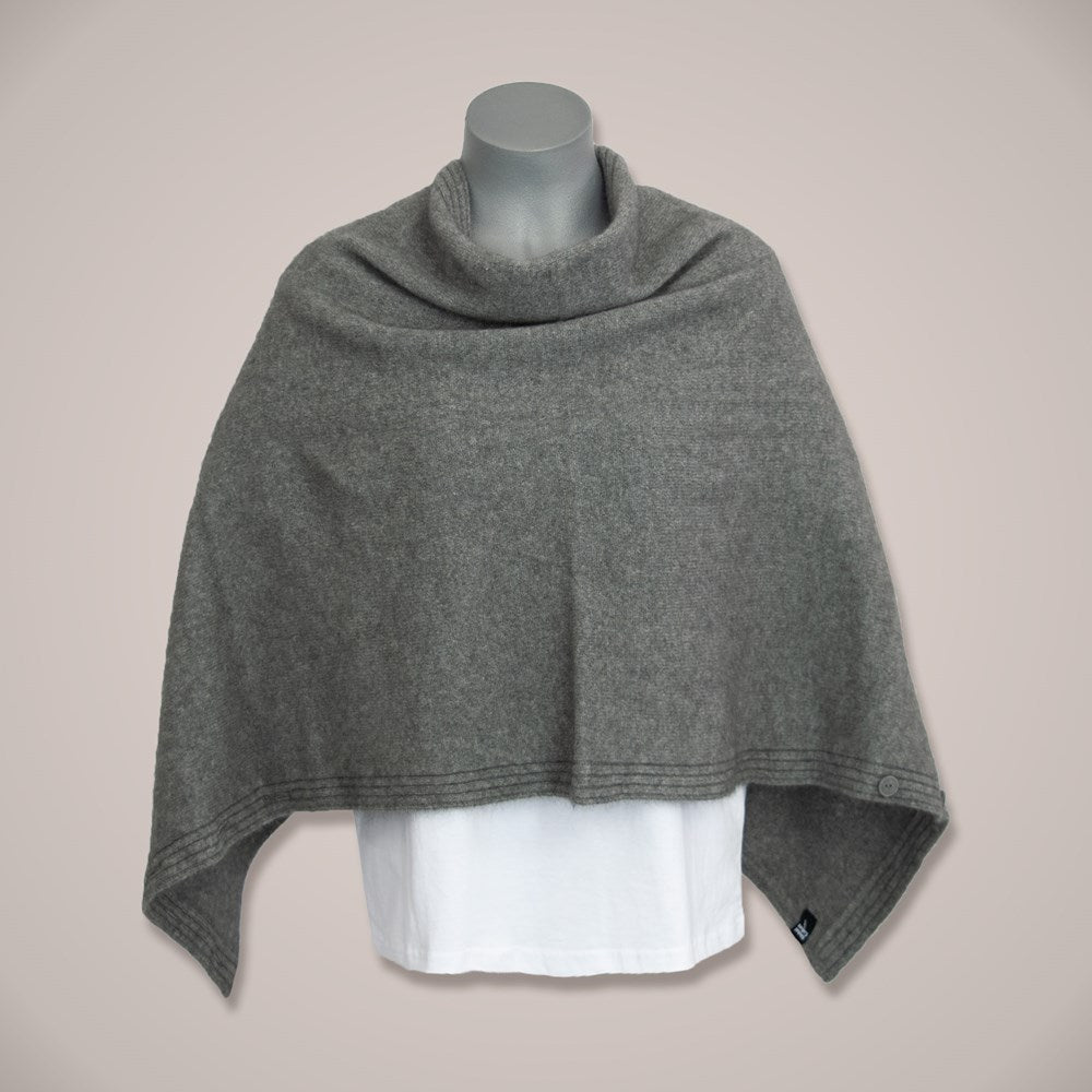 
                  
                    Possum Merino Wrap Up Cape
                  
                