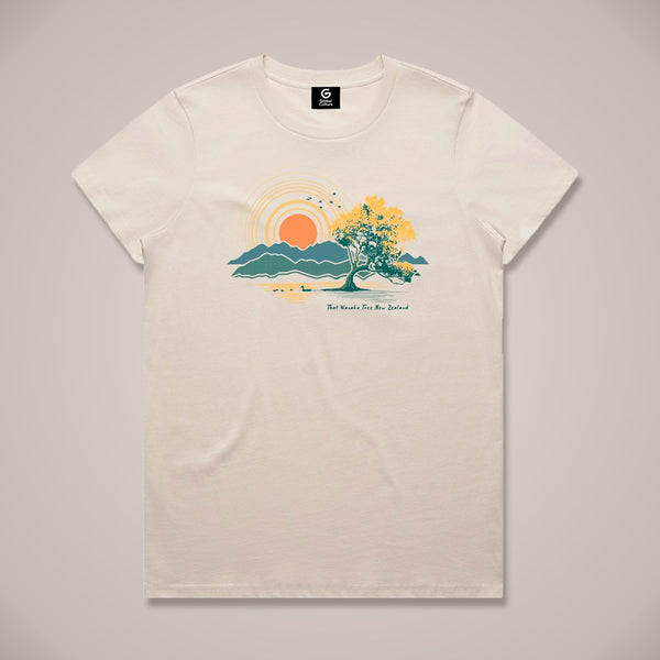 Wanaka Sunset Womens T-Shirt – Global Culture