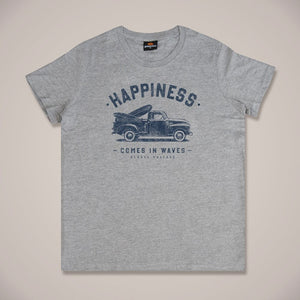 
                  
                    Happiness Comes in Waves Womens T-Shirt
                  
                