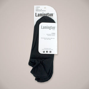 
                  
                    Lamington Man | Merino Wool Sneaker Socks | Twin Pack
                  
                
