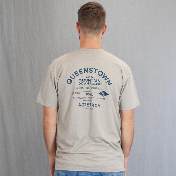 Queenstown Up a Mountain Mens T-Shirt