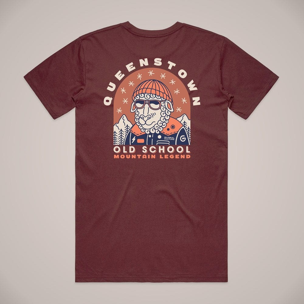 Old School Queenstown Mens T-Shirt