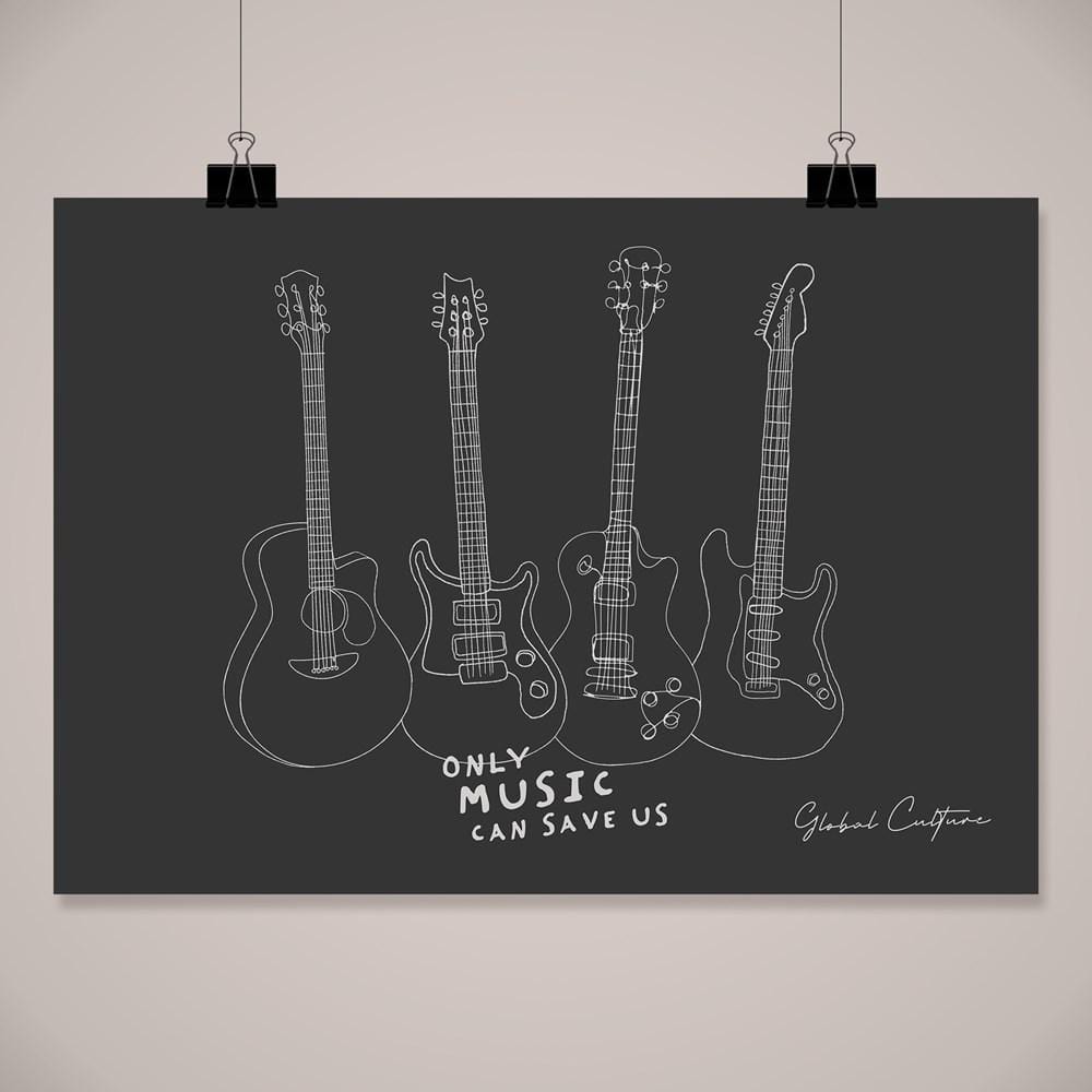 
                  
                    Only Music Can Save Us Wall Art
                  
                