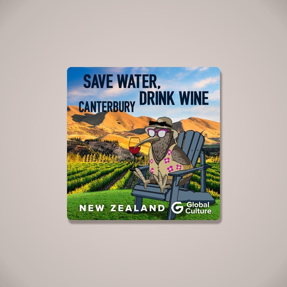 Save Water Canterbury Magnet