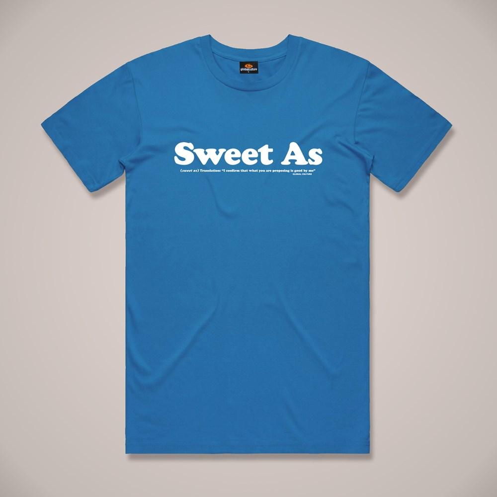 Sweet As Arctic Blue Mens T-Shirt